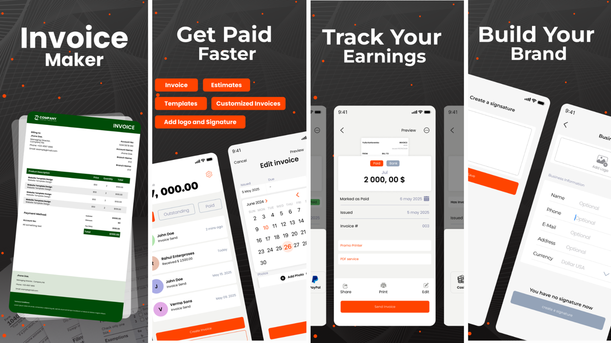 Invoice Maker — Screenshot